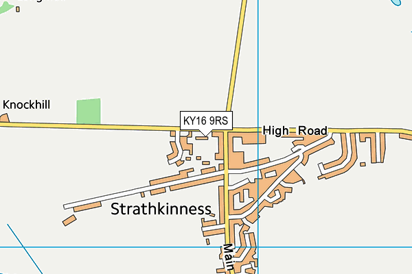 KY16 9RS map - OS VectorMap District (Ordnance Survey) KY16 9RS map - OS VectorMap District (Ordnance Survey)
