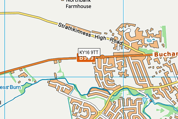 KY16 9TT map - OS VectorMap District (Ordnance Survey) KY16 9TT map - OS VectorMap District (Ordnance Survey)