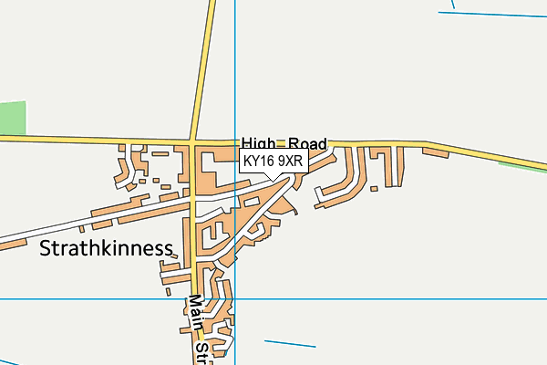 KY16 9XR map - OS VectorMap District (Ordnance Survey) KY16 9XR map - OS VectorMap District (Ordnance Survey)