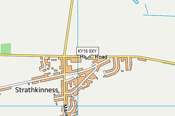 KY16 9XY map - OS VectorMap District (Ordnance Survey) KY16 9XY map - OS VectorMap District (Ordnance Survey)