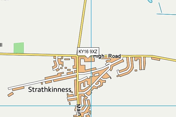 KY16 9XZ map - OS VectorMap District (Ordnance Survey) KY16 9XZ map - OS VectorMap District (Ordnance Survey)