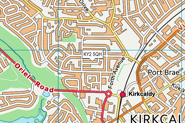 KY2 5QH map - OS VectorMap District (Ordnance Survey) KY2 5QH map - OS VectorMap District (Ordnance Survey)
