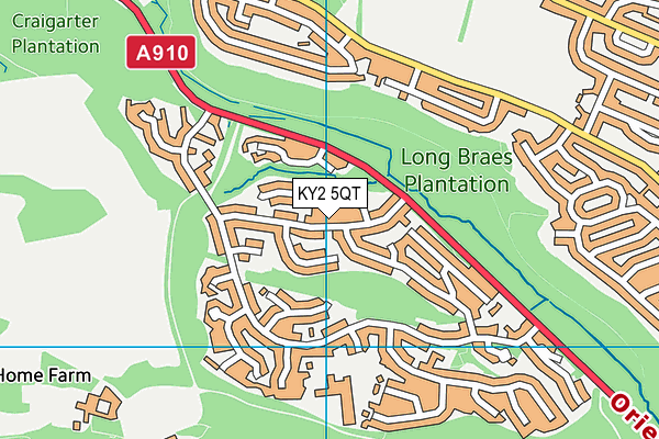 KY2 5QT map - OS VectorMap District (Ordnance Survey) KY2 5QT map - OS VectorMap District (Ordnance Survey)