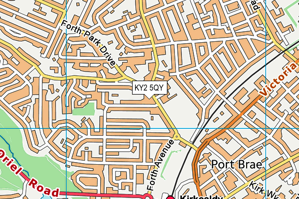 KY2 5QY map - OS VectorMap District (Ordnance Survey) KY2 5QY map - OS VectorMap District (Ordnance Survey)