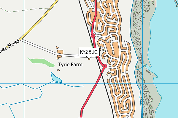 KY2 5UQ map - OS VectorMap District (Ordnance Survey) KY2 5UQ map - OS VectorMap District (Ordnance Survey)