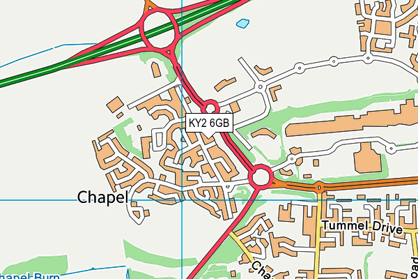 KY2 6GB map - OS VectorMap District (Ordnance Survey)