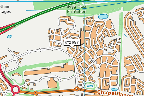 KY2 6GY map - OS VectorMap District (Ordnance Survey) KY2 6GY map - OS VectorMap District (Ordnance Survey)