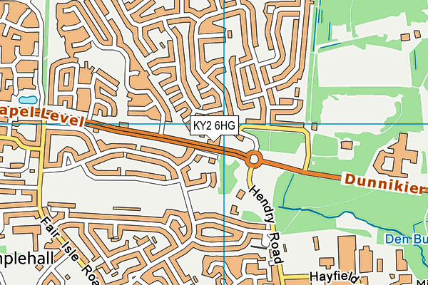 KY2 6HG map - OS VectorMap District (Ordnance Survey) KY2 6HG map - OS VectorMap District (Ordnance Survey)