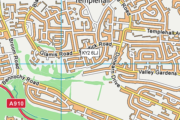 KY2 6LJ map - OS VectorMap District (Ordnance Survey) KY2 6LJ map - OS VectorMap District (Ordnance Survey)