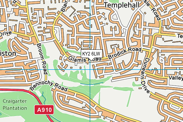 KY2 6LW map - OS VectorMap District (Ordnance Survey) KY2 6LW map - OS VectorMap District (Ordnance Survey)