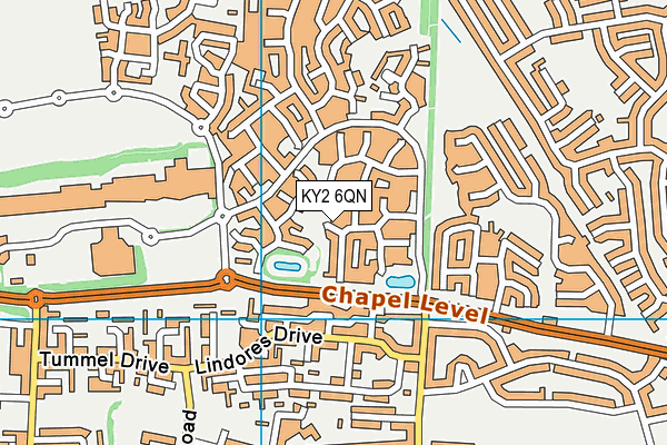 KY2 6QN map - OS VectorMap District (Ordnance Survey)