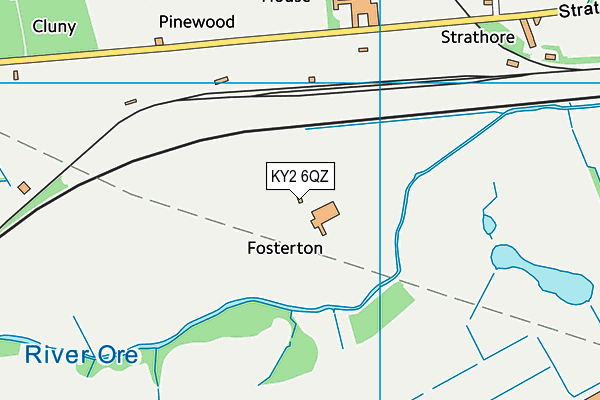 KY2 6QZ map - OS VectorMap District (Ordnance Survey) KY2 6QZ map - OS VectorMap District (Ordnance Survey)