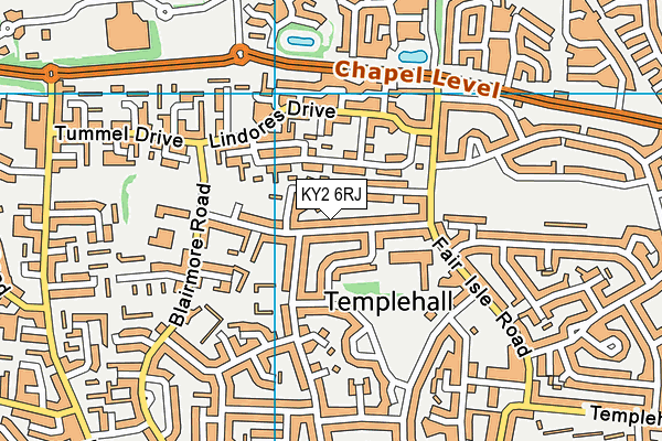 KY2 6RJ map - OS VectorMap District (Ordnance Survey) KY2 6RJ map - OS VectorMap District (Ordnance Survey)