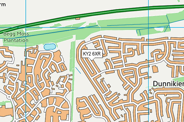 KY2 6XR map - OS VectorMap District (Ordnance Survey) KY2 6XR map - OS VectorMap District (Ordnance Survey)