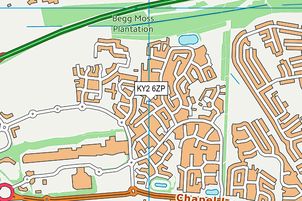 KY2 6ZP map - OS VectorMap District (Ordnance Survey) KY2 6ZP map - OS VectorMap District (Ordnance Survey)