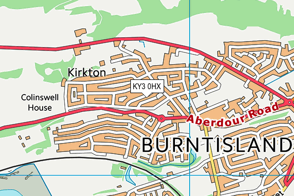 KY3 0HX map - OS VectorMap District (Ordnance Survey) KY3 0HX map - OS VectorMap District (Ordnance Survey)