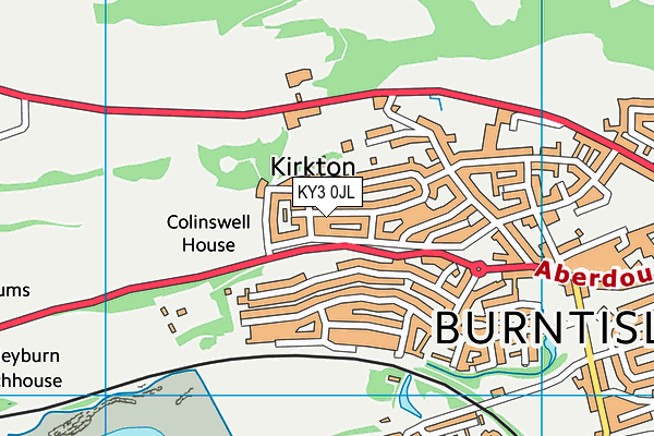 KY3 0JL map - OS VectorMap District (Ordnance Survey) KY3 0JL map - OS VectorMap District (Ordnance Survey)