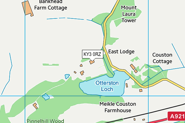 KY3 0RZ map - OS VectorMap District (Ordnance Survey) KY3 0RZ map - OS VectorMap District (Ordnance Survey)