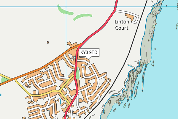 KY3 9TD map - OS VectorMap District (Ordnance Survey) KY3 9TD map - OS VectorMap District (Ordnance Survey)