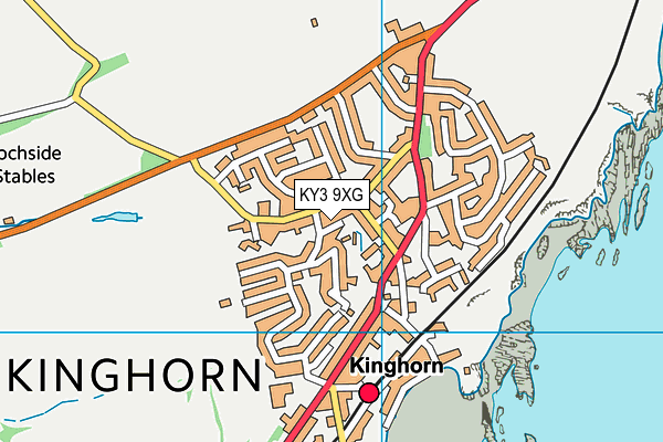 KY3 9XG map - OS VectorMap District (Ordnance Survey) KY3 9XG map - OS VectorMap District (Ordnance Survey)