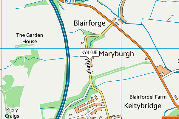 KY4 0JE map - OS VectorMap District (Ordnance Survey)