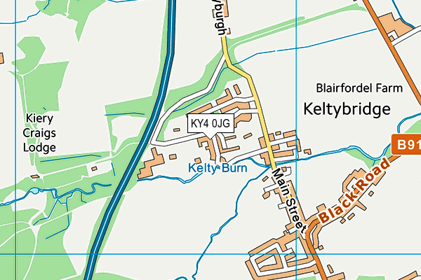 KY4 0JG map - OS VectorMap District (Ordnance Survey) KY4 0JG map - OS VectorMap District (Ordnance Survey)