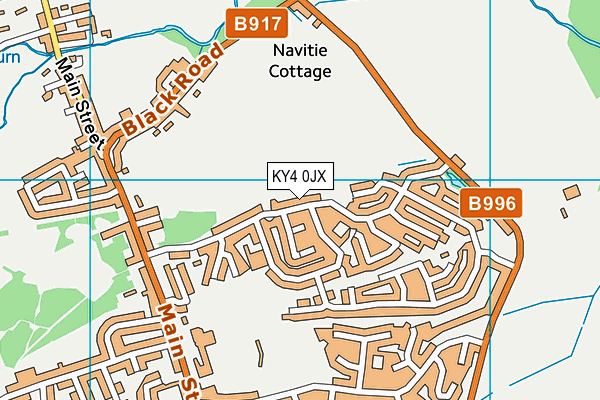 KY4 0JX map - OS VectorMap District (Ordnance Survey) KY4 0JX map - OS VectorMap District (Ordnance Survey)