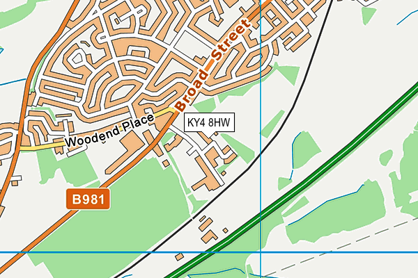 KY4 8HW map - OS VectorMap District (Ordnance Survey) KY4 8HW map - OS VectorMap District (Ordnance Survey)