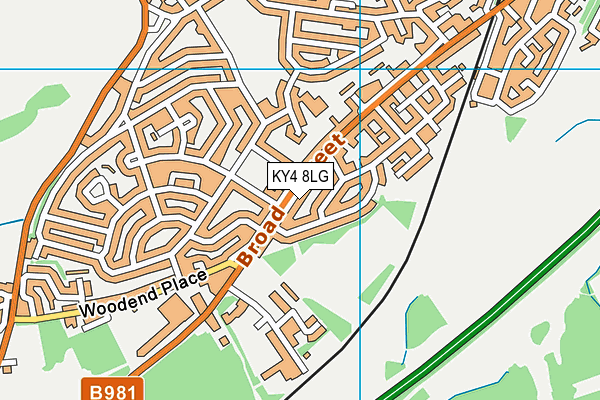 KY4 8LG map - OS VectorMap District (Ordnance Survey) KY4 8LG map - OS VectorMap District (Ordnance Survey)