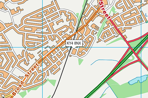 KY4 8NX map - OS VectorMap District (Ordnance Survey) KY4 8NX map - OS VectorMap District (Ordnance Survey)