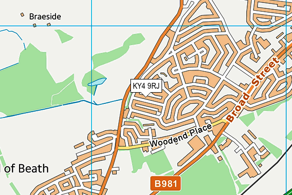 KY4 9RJ map - OS VectorMap District (Ordnance Survey) KY4 9RJ map - OS VectorMap District (Ordnance Survey)