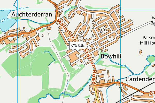 KY5 0JE map - OS VectorMap District (Ordnance Survey) KY5 0JE map - OS VectorMap District (Ordnance Survey)