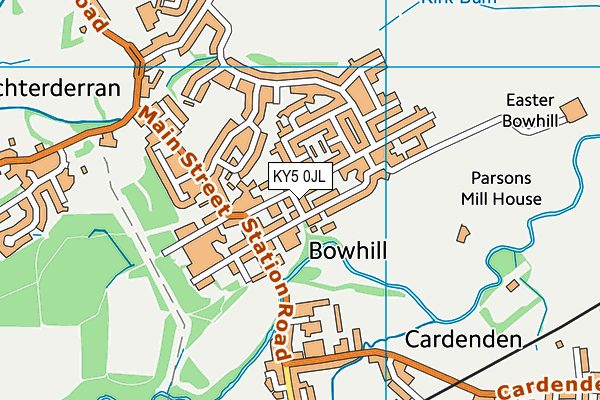 KY5 0JL map - OS VectorMap District (Ordnance Survey) KY5 0JL map - OS VectorMap District (Ordnance Survey)