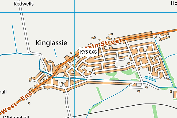 KY5 0XS map - OS VectorMap District (Ordnance Survey) KY5 0XS map - OS VectorMap District (Ordnance Survey)