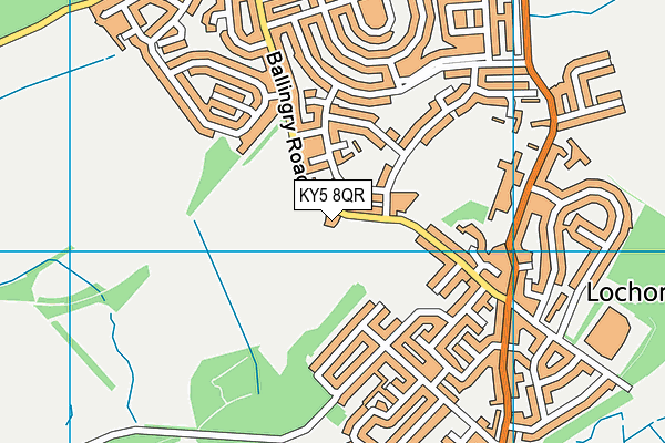 KY5 8QR map - OS VectorMap District (Ordnance Survey) KY5 8QR map - OS VectorMap District (Ordnance Survey)