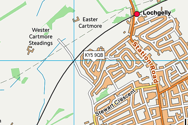 KY5 9QB map - OS VectorMap District (Ordnance Survey) KY5 9QB map - OS VectorMap District (Ordnance Survey)