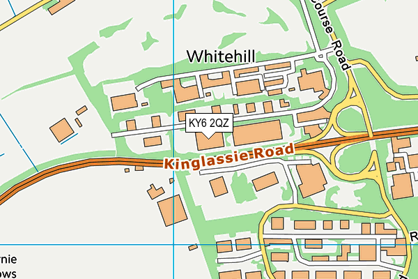 KY6 2QZ map - OS VectorMap District (Ordnance Survey) KY6 2QZ map - OS VectorMap District (Ordnance Survey)