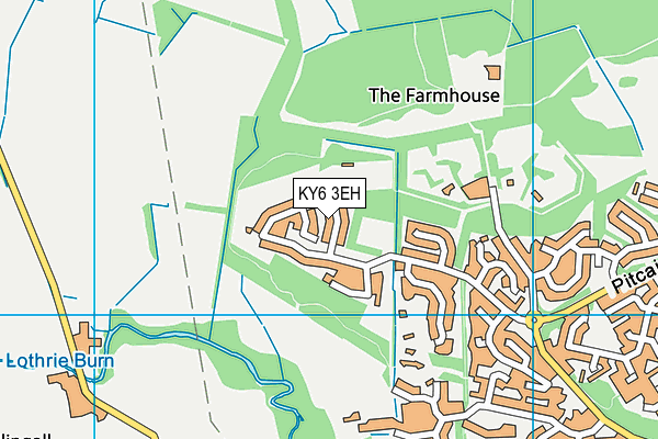 KY6 3EH map - OS VectorMap District (Ordnance Survey) KY6 3EH map - OS VectorMap District (Ordnance Survey)