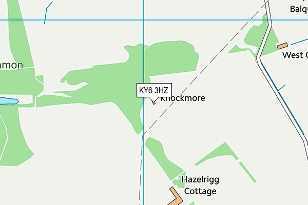 KY6 3HZ map - OS VectorMap District (Ordnance Survey) KY6 3HZ map - OS VectorMap District (Ordnance Survey)