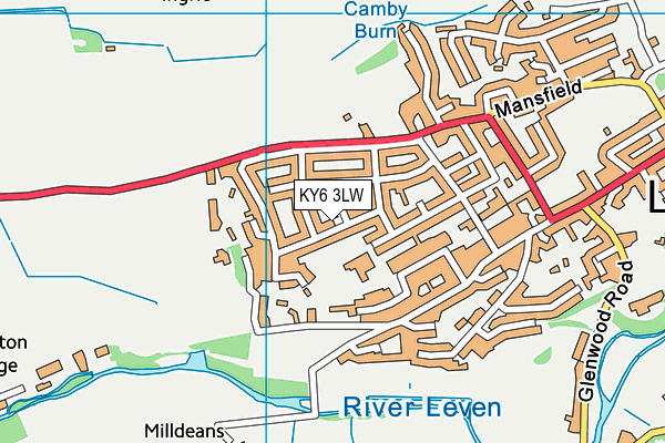 KY6 3LW map - OS VectorMap District (Ordnance Survey) KY6 3LW map - OS VectorMap District (Ordnance Survey)