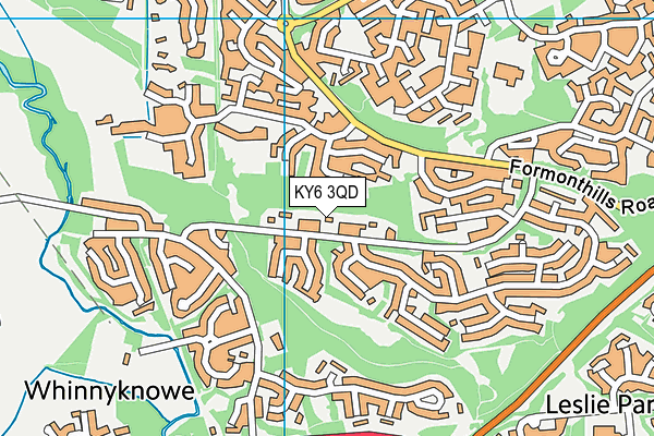 KY6 3QD map - OS VectorMap District (Ordnance Survey) KY6 3QD map - OS VectorMap District (Ordnance Survey)