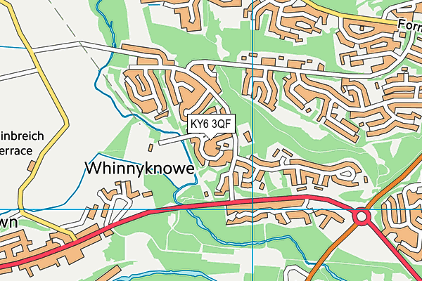 KY6 3QF map - OS VectorMap District (Ordnance Survey) KY6 3QF map - OS VectorMap District (Ordnance Survey)