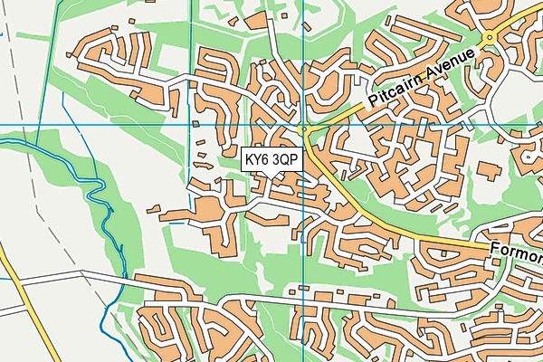 KY6 3QP map - OS VectorMap District (Ordnance Survey) KY6 3QP map - OS VectorMap District (Ordnance Survey)