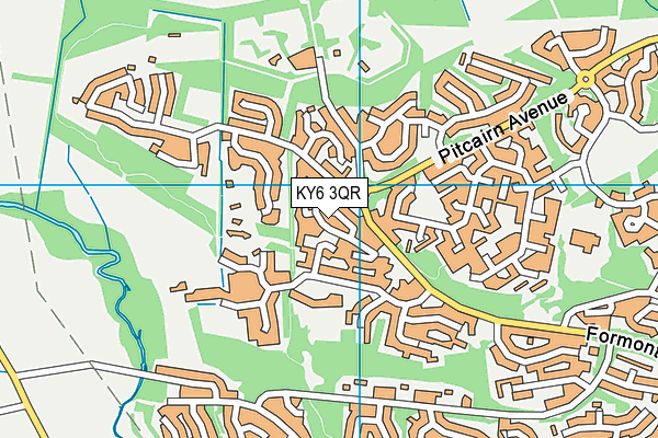 KY6 3QR map - OS VectorMap District (Ordnance Survey) KY6 3QR map - OS VectorMap District (Ordnance Survey)