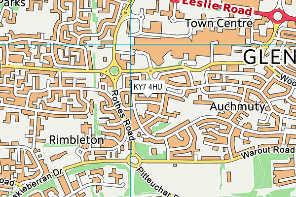 KY7 4HU map - OS VectorMap District (Ordnance Survey) KY7 4HU map - OS VectorMap District (Ordnance Survey)