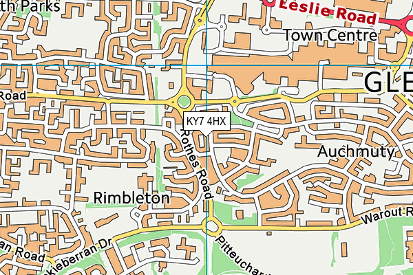 KY7 4HX map - OS VectorMap District (Ordnance Survey) KY7 4HX map - OS VectorMap District (Ordnance Survey)