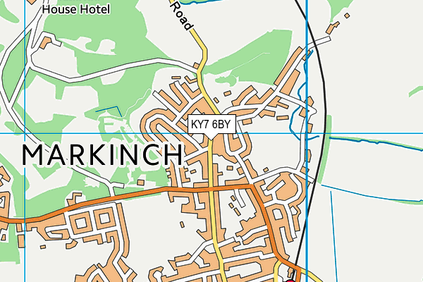 KY7 6BY map - OS VectorMap District (Ordnance Survey) KY7 6BY map - OS VectorMap District (Ordnance Survey)