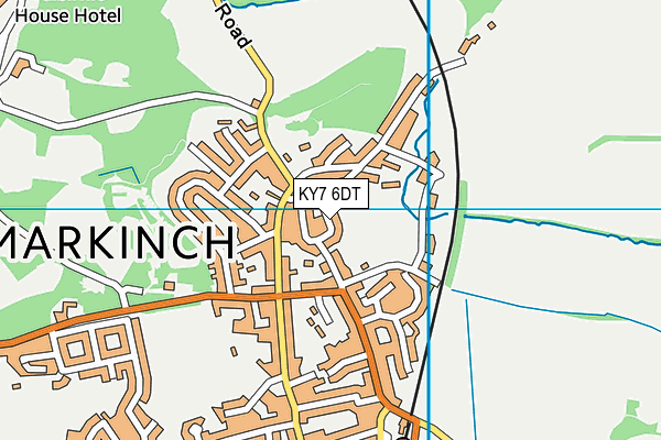 KY7 6DT map - OS VectorMap District (Ordnance Survey) KY7 6DT map - OS VectorMap District (Ordnance Survey)