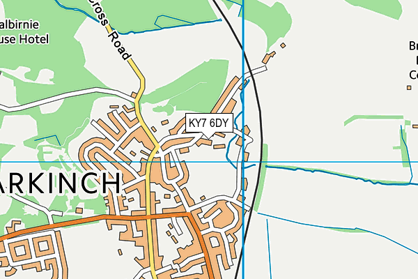 KY7 6DY map - OS VectorMap District (Ordnance Survey) KY7 6DY map - OS VectorMap District (Ordnance Survey)