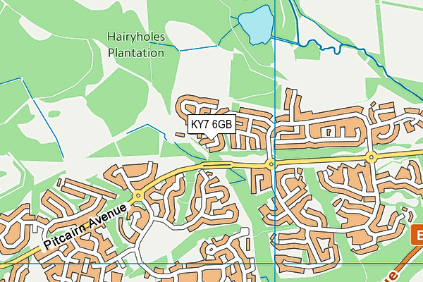 KY7 6GB map - OS VectorMap District (Ordnance Survey) KY7 6GB map - OS VectorMap District (Ordnance Survey)